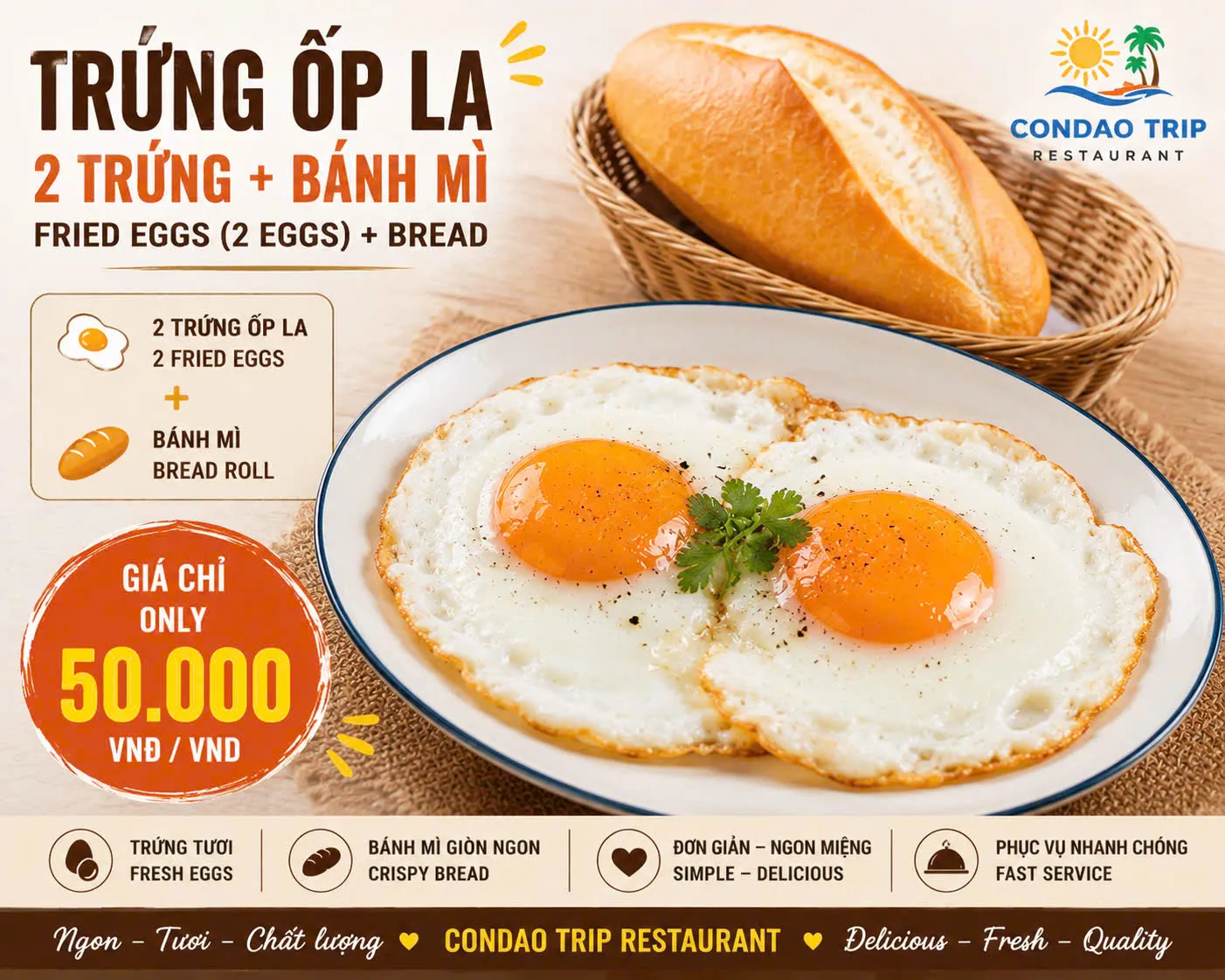Bánh mì ốp la